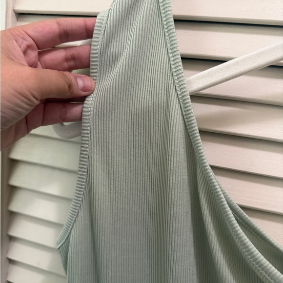 PrettyLittleThing Green Asymmetrical One-Shoulder Sheath Dress - Picture 7 of 7